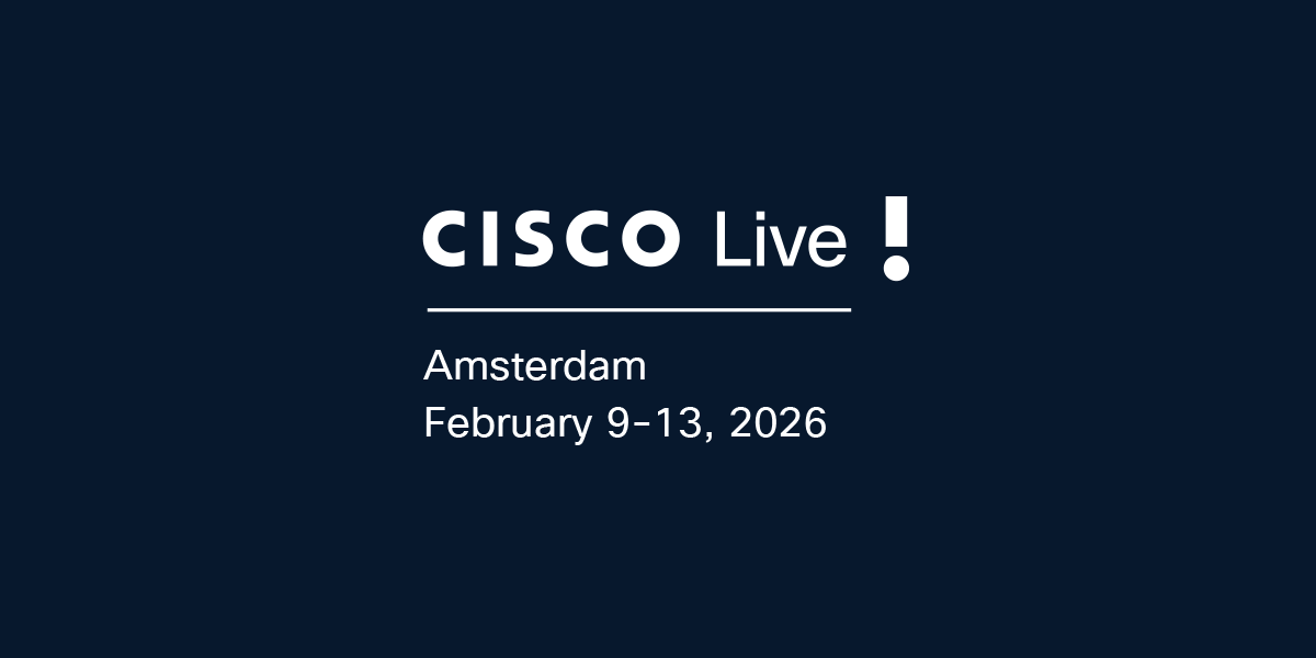 Session Catalog Cisco Live 2026 Amsterdam Cisco