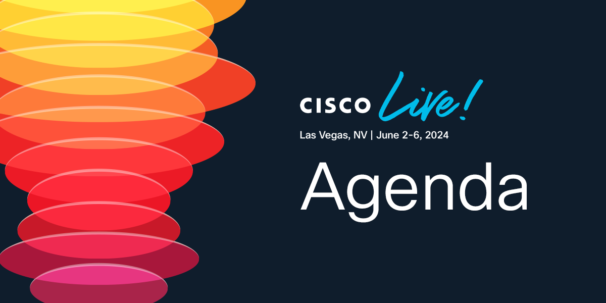 Cisco Live 2025 Agenda 2025 Billy Cherish
