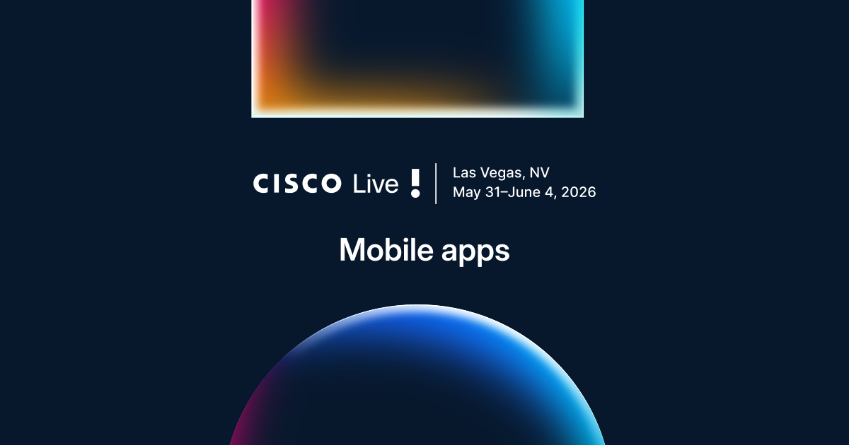 Take Cisco Live on the Go - Cisco