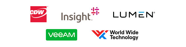 CDW, Insight, Lumen, Veeam, World Wide Technology