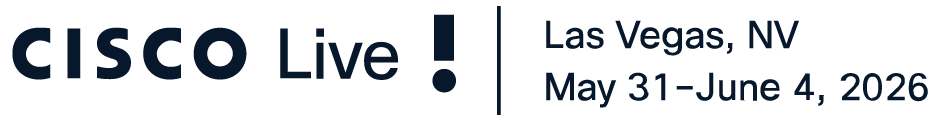 Cisco Live 2026 Las Vegas