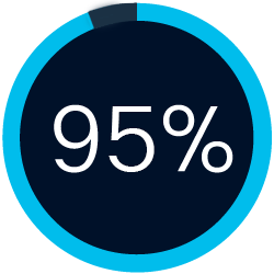 95%