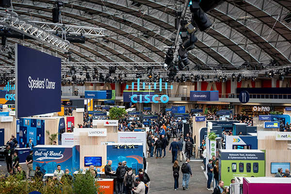 A view of the main World of Solutions floor
