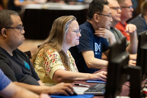 Attendees during a Technical Seminar